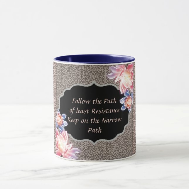 Animal  Print Two-Tone Follow the Path Mug (Center)