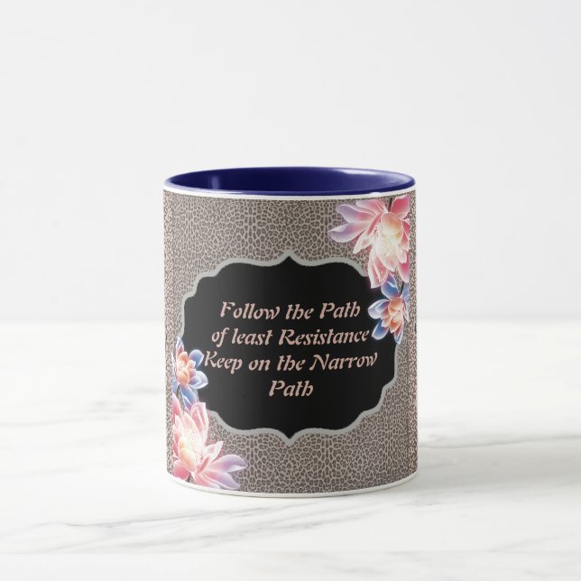 Animal  Print Two-Tone Follow the Path Mug (Center)