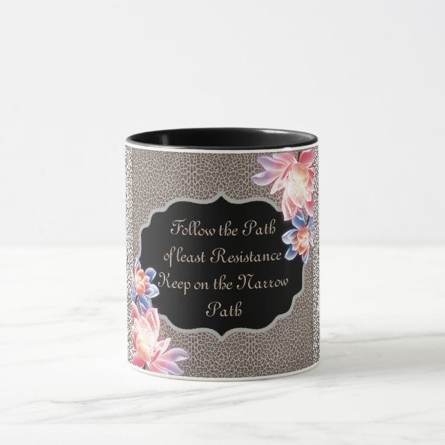 Animal  Print Two-Tone Follow the Path Mug (Center)