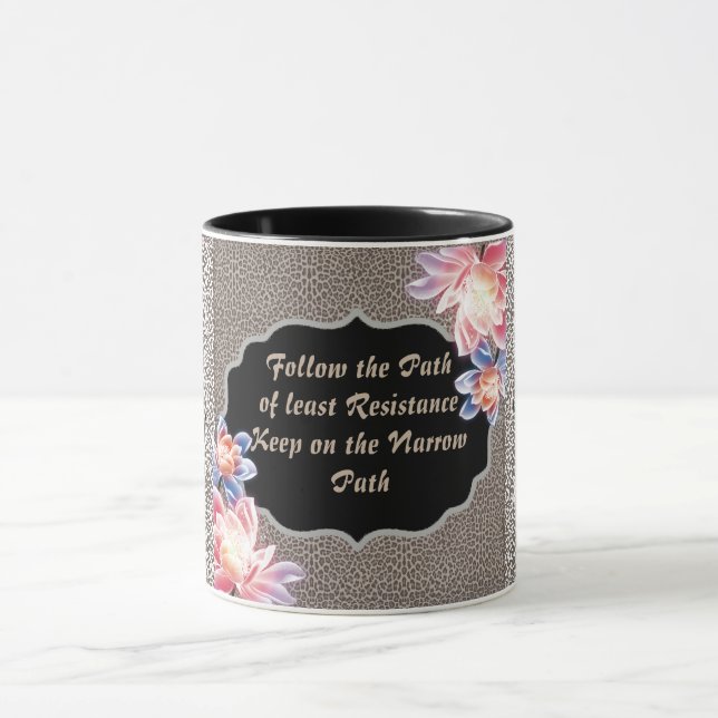 Animal  Print Two-Tone Follow the Path Mug (Center)