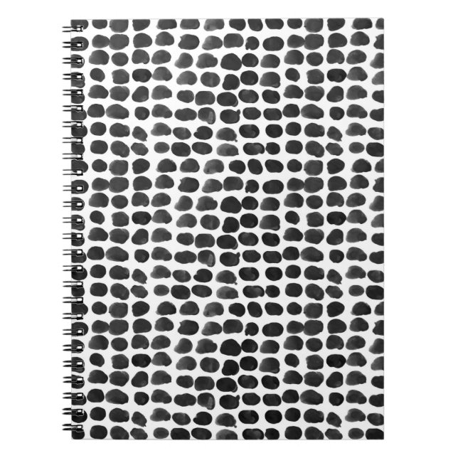 Animal print with dots seamless pattern notebook (Front)