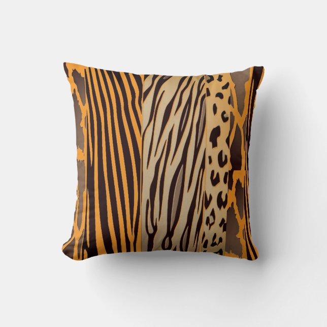 Animal Printed Pillow (Front)