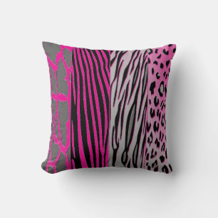 Animal Printed Zebra Stripe Pillow