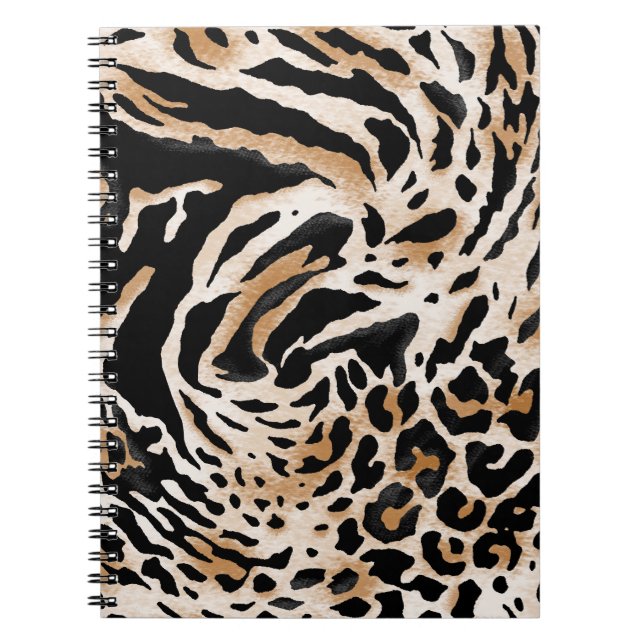 Animal Prints: Leopard Zebra Tiger Notebook (Front)