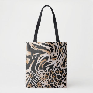 Animal Prints: Leopard Zebra Tiger Tote Bag