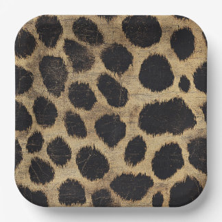 Animal Prints Paper Plate