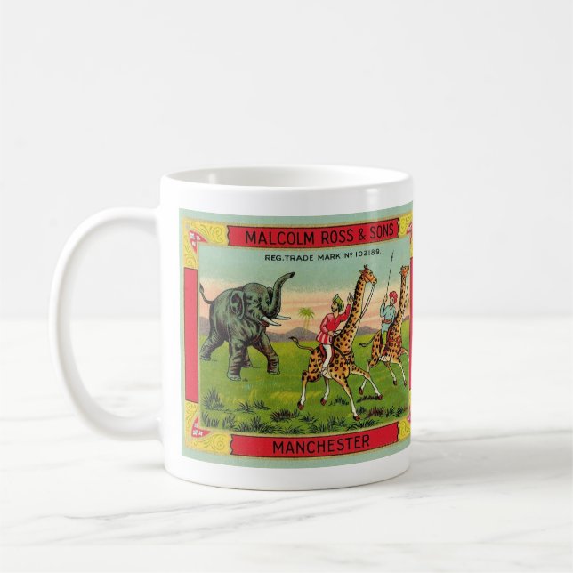 Animal Race Illustrated Mug (Left)