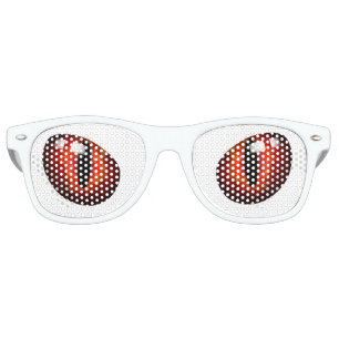 Animal Red Eyes Cat Eyes Retro Sunglasses