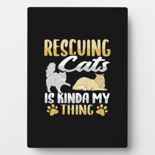 Animal Rescue Cat Rescue Cat Rescuer Plaque