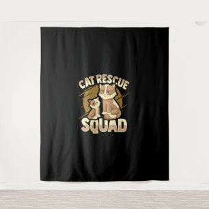 Animal Rescue Cat Rescue Design for a Cat Rescuer Tapestry