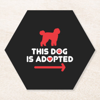 Animal Rescue Dog Rescue Paper Coaster