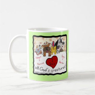Animal Rescue-I love All God’s Creatures Coffee Mug