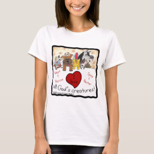 Animal Rescue-I love All God’s Creatures T-Shirt