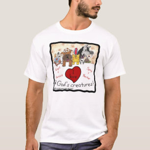 Animal Rescue-I love All God’s Creatures T-Shirt