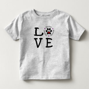 Animal Rescue Love Toddler Fine Jersey T-Shirt