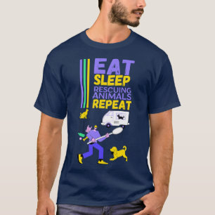 Animal Rescue Rescuing Animals Animal Control Work T-Shirt