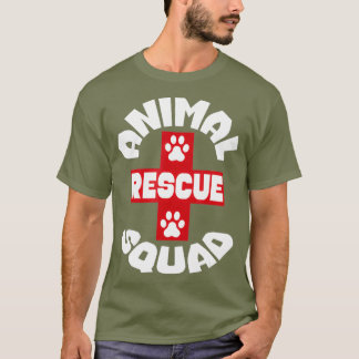 Animal Rescue Squad - Dog Cat Pet Lover T-Shirt