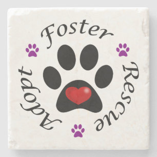 Animal Rescue Stone Coaster