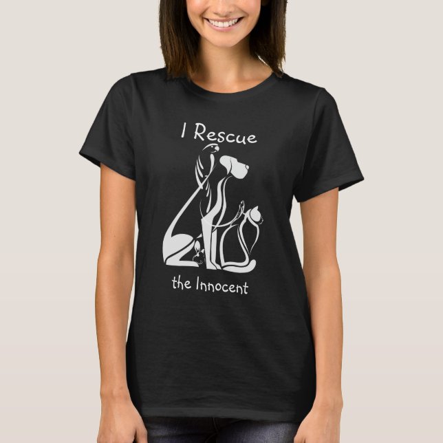 Animal Rescue Stylised Animals T-Shirt (Front)