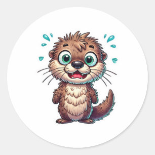 Animal Reward  Classic Round Sticker