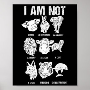 Animal Rights Animal Protection Go Vegan Poster