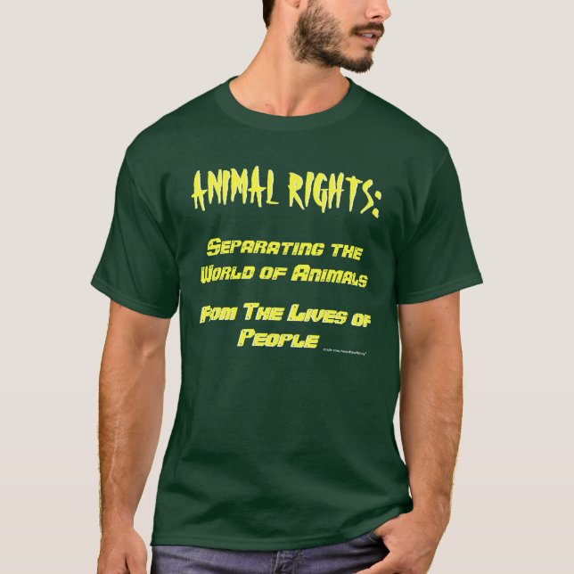 Animal Rights Definition T-Shirt (Front)