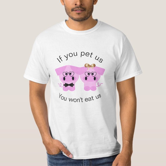Animal Rights for Pigs T-Shirt for Men (Front)