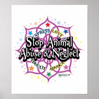 Animal Rights Lotus Poster