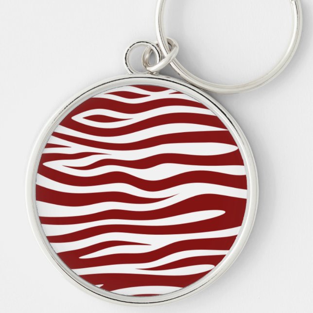 Animal round pattern  key ring (Front)