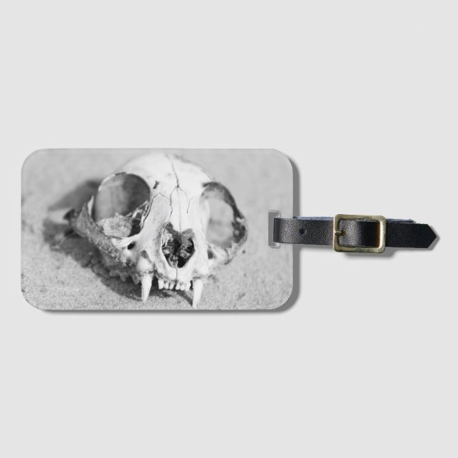 Animal’s skull luggage tag (Front Horizontal)
