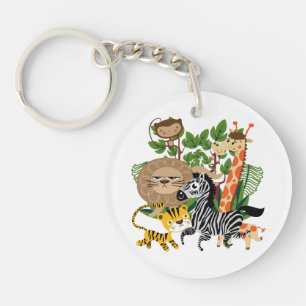 Animal Safari Key Ring