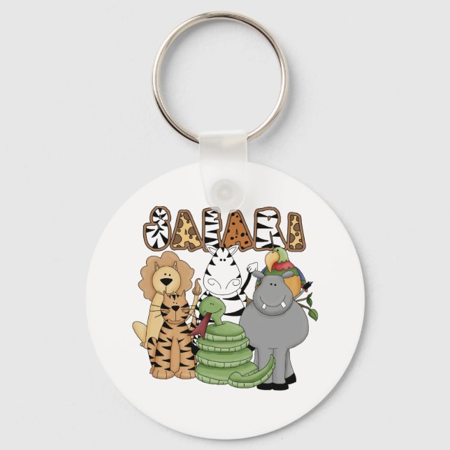 Animal Safari Key Ring (Front)