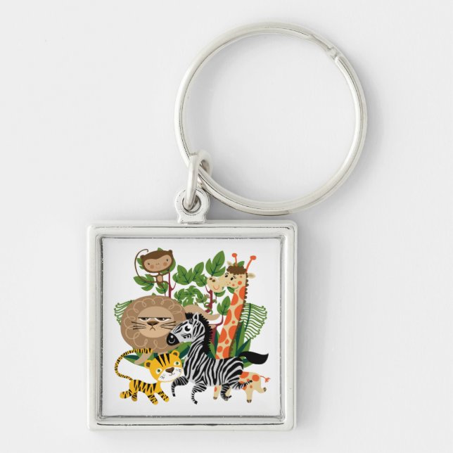 Animal Safari Key Ring (Front)