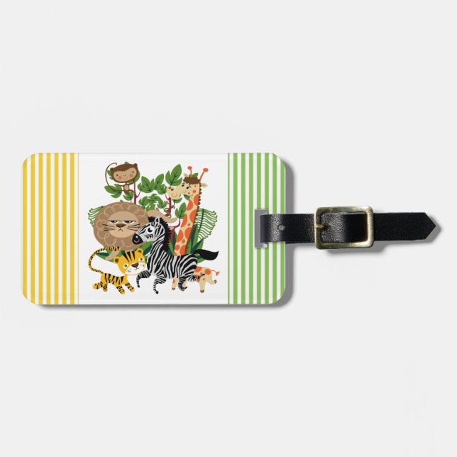 Animal Safari Luggage Tag (Front Horizontal)