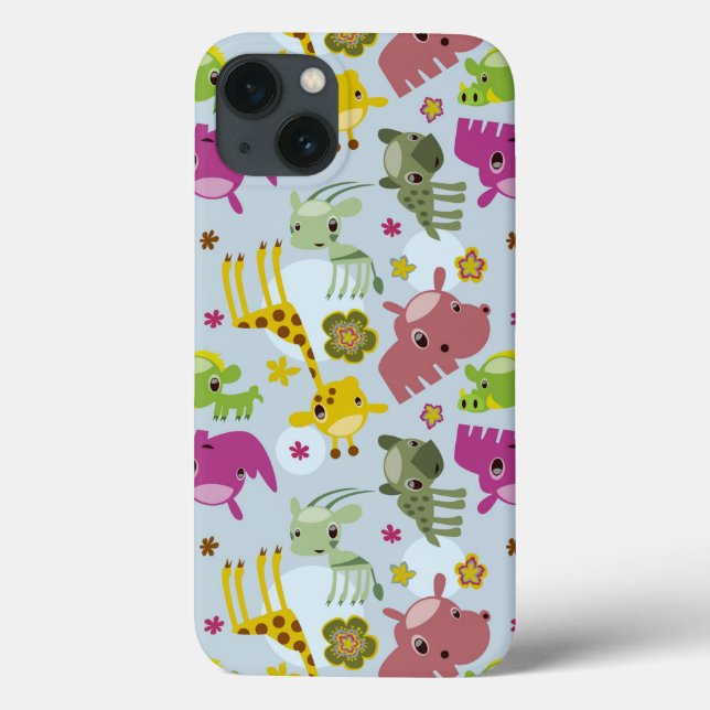 animal safari pattern Case-Mate iPhone case (Back)