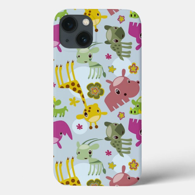 animal safari pattern Case-Mate iPhone case (Back)