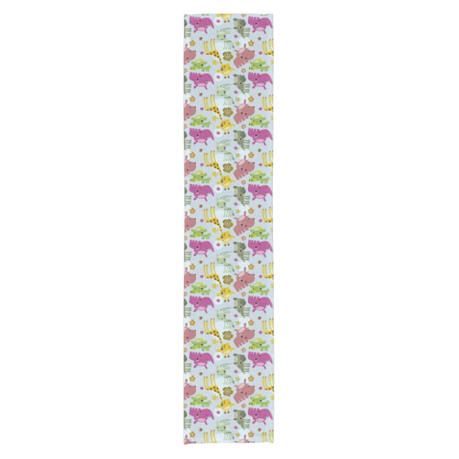 animal safari pattern short table runner (Front)