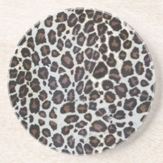 Animal safari print series - leopard coaster