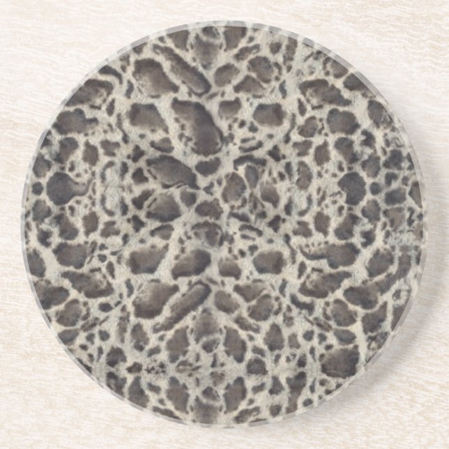 Animal safari print series - oscelot coaster (Front)