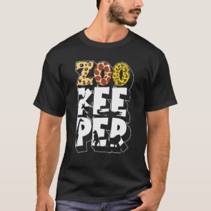 Animal  Safari Wildlife Zoologist Zoology Zookeepe T-Shirt