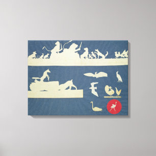 Animal Scenes Canvas Print