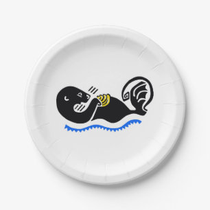 Animal -  Sea OTTER - Wildlife - Ocean -   party Paper Plate