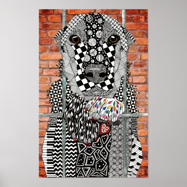 Animal Shelter Dog Adoption Canvas Poster (Front)