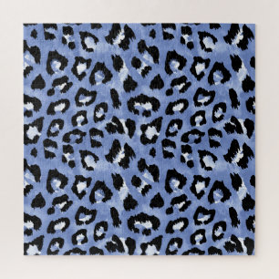 Animal Skin Allure: Watercolor Leopard Jigsaw Puzzle