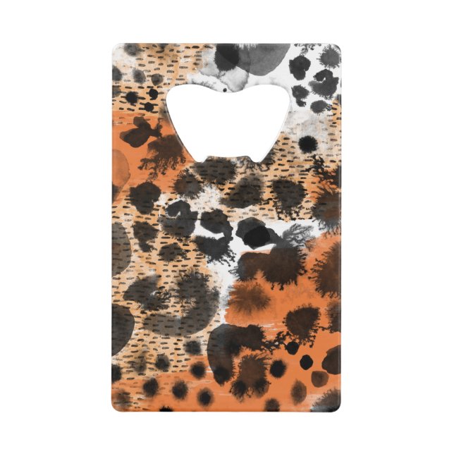Animal skin: creative leopard pattern. (Front)