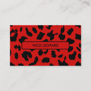 Animal Skin Leopard spot Business Card