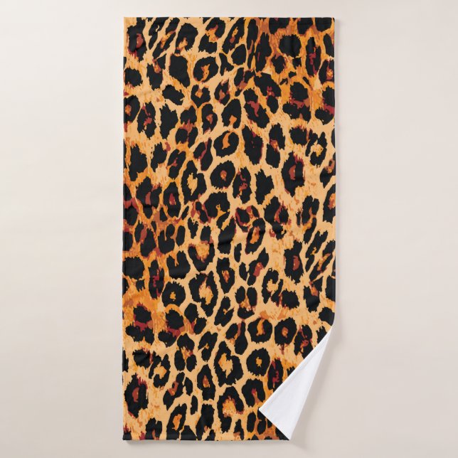 Animal skin pattern seamless. bath towel (Bath Towel)