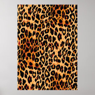 Animal skin pattern seamless. poster