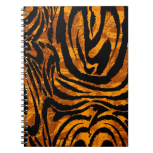Animal Skin Pattern. The fabric Abstract with Tige Notebook