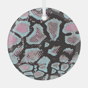 Animal skin pattern, vintage design. glass tree decoration